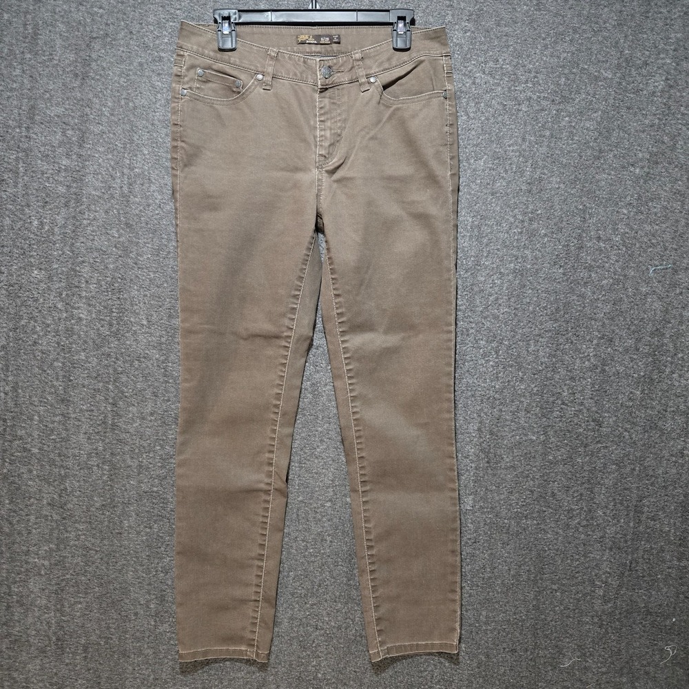 prAna Jeans Kayla Skinny Jeans Womens 8/29 Brown Stretch‎ Cotton Hiking 30x29